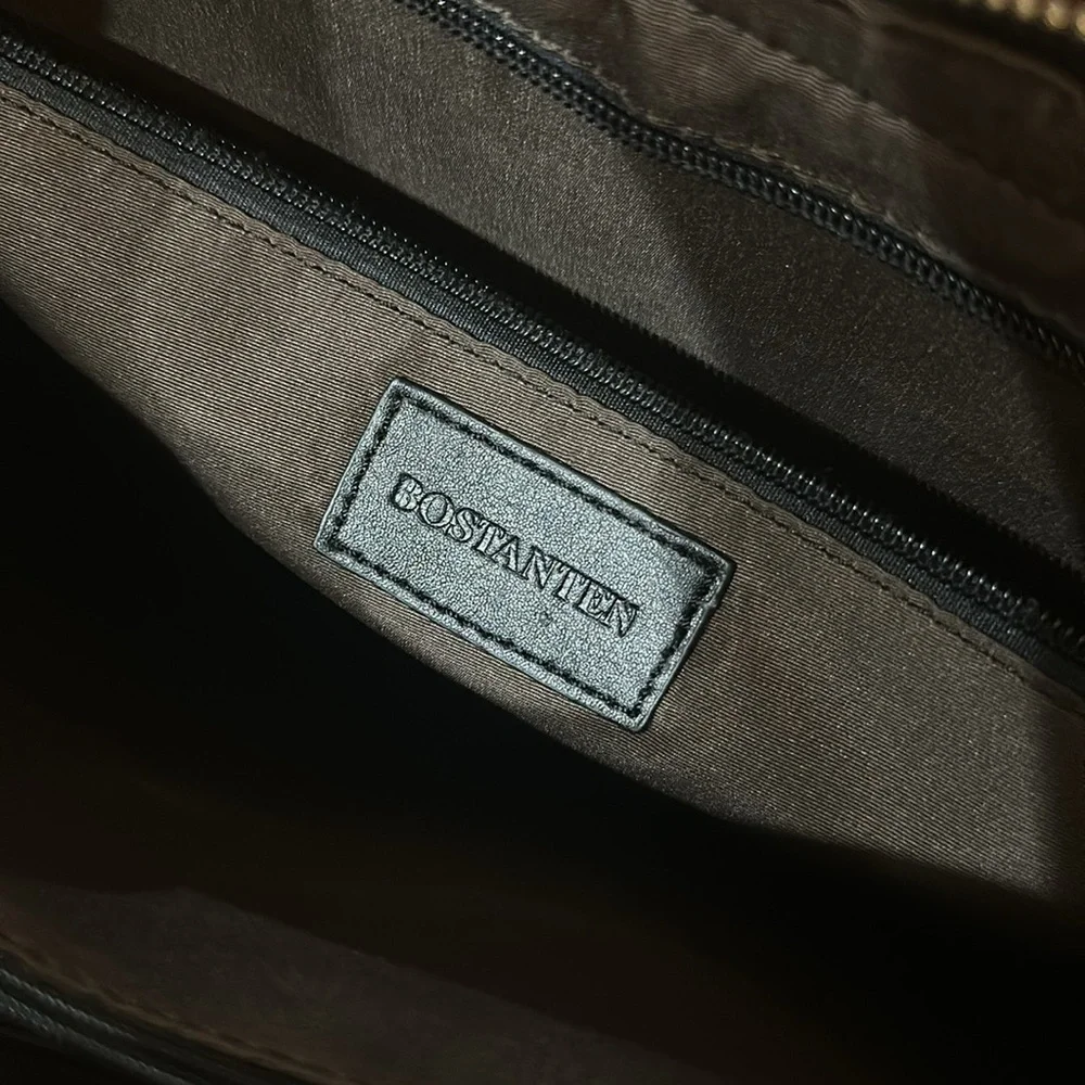 BOSTANTEN LEATHER BRIEFCASE/ LAPTOP BAG excellent clean condition.